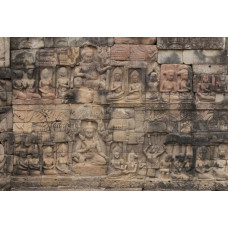 Cambodjaanse tempelwand