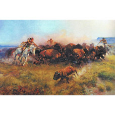 De bizonjacht - Charles M.Russell - 1919