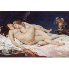 De slaap - Gustave Courbet - 1866