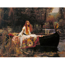 De vrouwe van Shalott - Waterhouse - 1888