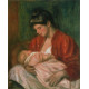 De jonge moeder - Renoir - 1898