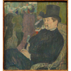 Dhr. Delaporte in de Jardin de Paris, Toulouse-Lautrec, 1893