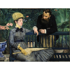 In de serre - Edouard Manet - 1879
