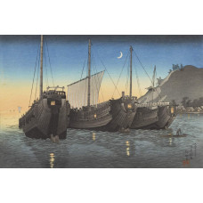 Jonken in de Baai van Inatori - Takahashi Shōtei - 1926