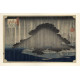 Nachtelijke regen te Karasaki - Ando Hiroshige, ca 1834-1835