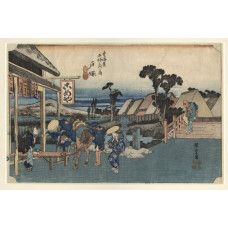 Wegsplitsing bij Totsuka Motomachi - Ando Hiroshige