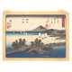 Zonsondergang te Seta - Utagawa Hiroshige - ca. 1857