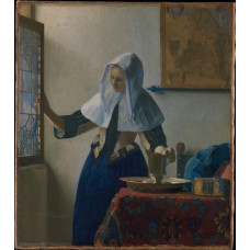 Jonge vrouw met waterkan - Vermeer - ca. 1662