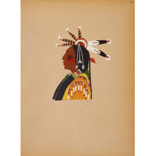 Kiowa portret - Stephen Mopope - 1929