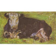 Liggende Koe - Van Gogh - 1883