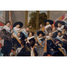 Maaltijd van de Cluveniersschutterij - Frans Hals - 1627