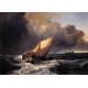 Nederlandse boten in een storm - Turner