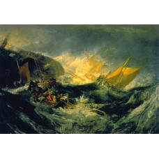 Ondergang van de Minotaur - Turner - ca. 1810