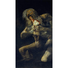 Saturnus verslindt zijn zoon -Francisco de Goya