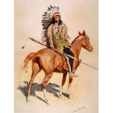 A Sioux Chief - Remington - 1901