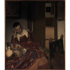 Slapende dienstbode - Vermeer_1656-57