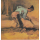 Spittende boer - Van Gogh - 1882
