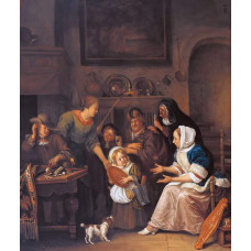 St Nicolaas feest - Jan Steen - 1670-75