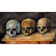 Stilleven met drie schedels - Paul Cézanne -  ca. 1904
