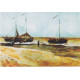 Strand van Scheveningen bij windstilte - Van Gogh - 1882