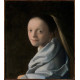 Studie van een jonge vrouw - Vermeer - 1665-67