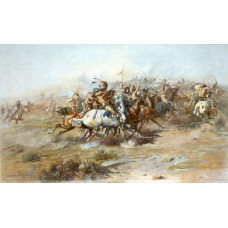 The Custer Fight - Charles M. Russell - 1903