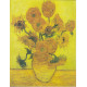 Veertien zonnebloemen in vaas - Van Gogh, 1889