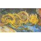 Vier uitgebloeide zonnebloemen - Vincent van Gogh - 1887