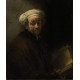 Zelfportret als de apostel Paulus, Rembrandt, 1661