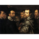 Zelfportret in vriendenkring te Mantua - Rubens
