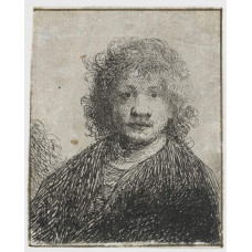 Zelfportret met brede neus - Rembrandt Harmensz. van Rijn  - 1626 - 1630