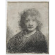 Zelfportret met brede neus - Rembrandt Harmensz. van Rijn  - 1626 - 1630