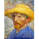 Zelfportret met strooien hoed - Van Gogh - zomer 1887