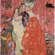 Die Freundinnen - Gustav Klimt - 1916-17