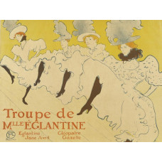 La Troupe de Mlle Églantine - Toulouse-Lautrec - 1895-96