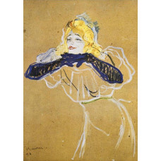 Studie van Yvette Guilbert - Toulouse-Lautrec - 1894