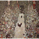Tuin met kippen - Gustav Klimt - 1917