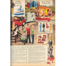 Barbie Outdoor Fun - catalogus pagina - ca. 1968