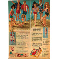 Barbie, skipper, Skooter en Ricky - Sears catalogus 1965 