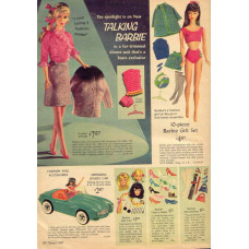 Talking Barbie - Sears catalogus pagina - 1968
