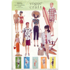 Vogue Craft 7070 Barbie patronen mapje omslag 