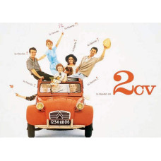 Franse 2CV poster