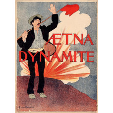 Aetna Dynamite poster - 1895