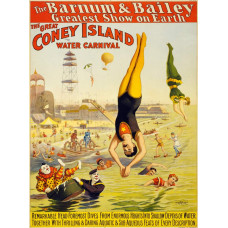 Barnum & Bailey - Coney Island water carnival poster B -1898