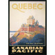 Canadian Pacific poster - Quebec - 1924