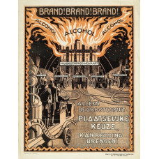 Drankbestrijding poster plaatselijke keuze - 1908