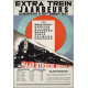 Extra Trein Jaarbeurs Utrecht poster - 1937