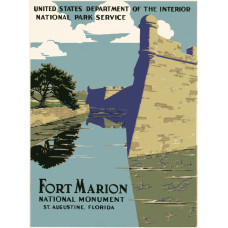 Fort Marion poster - 1938