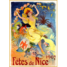 Fêtes de Nice poster - 1907 