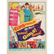 Girls! Girls! Grirls - poster B - 1962 - Elvis